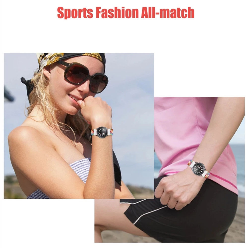 Dây Đeo Nylon 22mm Cho Đồng Hồ Thông Minh Huami Amazfit GTR 4 3 2 Pro 47mm Pace Stratos