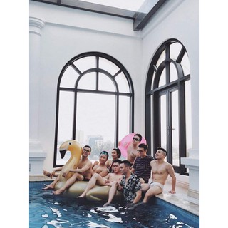 Phao khổng lồ hạc vàng gorl