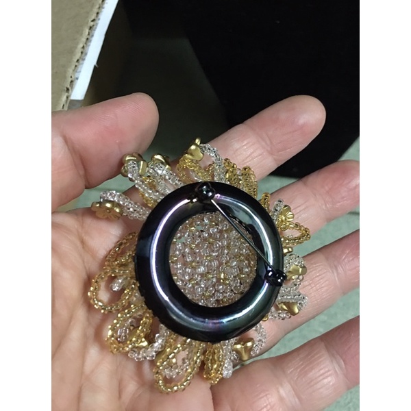 Cài áo kiểu kết cườm dáng vintage si tuyển Nhật