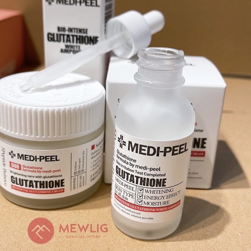 Serum Trắng Da MEDI-PEEL Serum Gluthione 600 White Ampoule Medi Peel -Dưỡng trắng mờ thâm chỉ sau 7 ngày