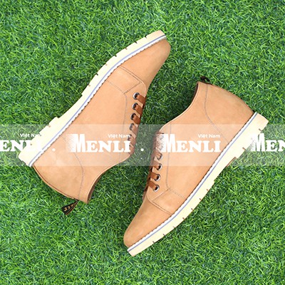 [DA BÒ THẬT] Giày sneaker nam da bò  tăng chiều cao 6.5cm TCSP14 | BigBuy360 - bigbuy360.vn