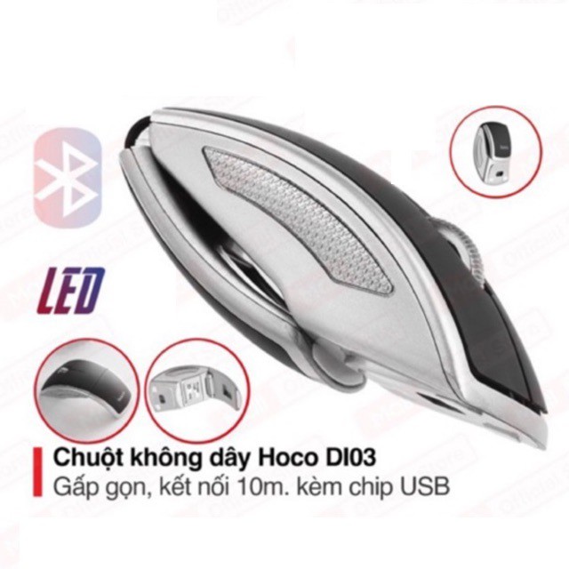 Chuột Máy Tính Bluetooth Hoco DI03 - Chất Lượng Tốt - Hàng Chính hãng