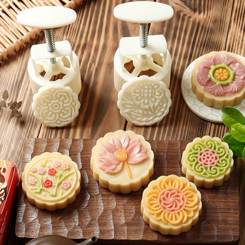 Khuôn In Nổi Họa Tiết Trang Trí Bánh Trung Thu