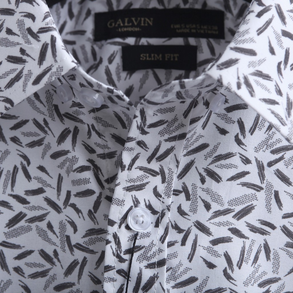 Áo sơ mi nam họa tiết Galvin cổ bẻ dài tay form ôm hàn quốc SMGV133 - Leo Vatino | BigBuy360 - bigbuy360.vn