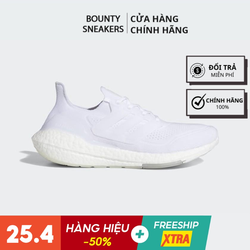 Giày Ultra Boost 21 &quot;Triple White&quot; FY0379 - Hàng Chính Hãng - Bounty Sneakers