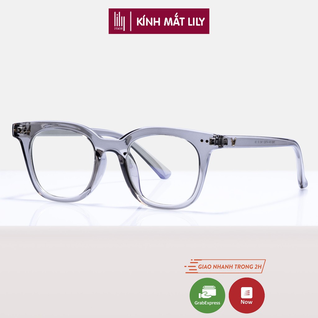 Gọng kính cận nam nữ nhựa Lilyeyewear, kiểu dáng phù hợp với nhiều khuôn mặt, màu sắc 614