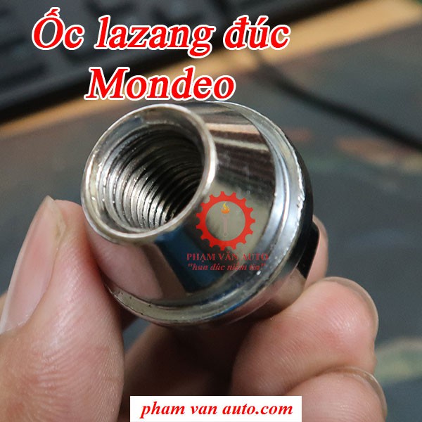 Ốc lazang Ford Mondeo, Ecu bánh xe nguyên khối mạ inox Mondeo hàng cao cấp Phạm Văn auto giá tốt nhất