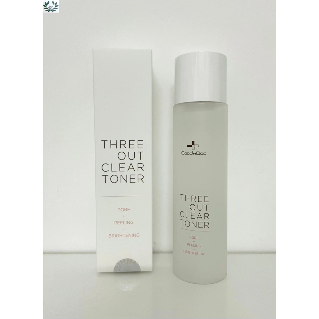Nước Hoa Hồng Dưỡng Ẩm Cân Bằng Da Goodndoc Three Out Clear Toner - 150ml