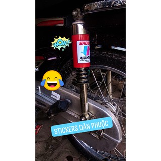 Tem con dán xe - dán phuộc MD, phuộc bình dầu v.v.