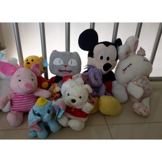 Gấu bông mèo heo mickey