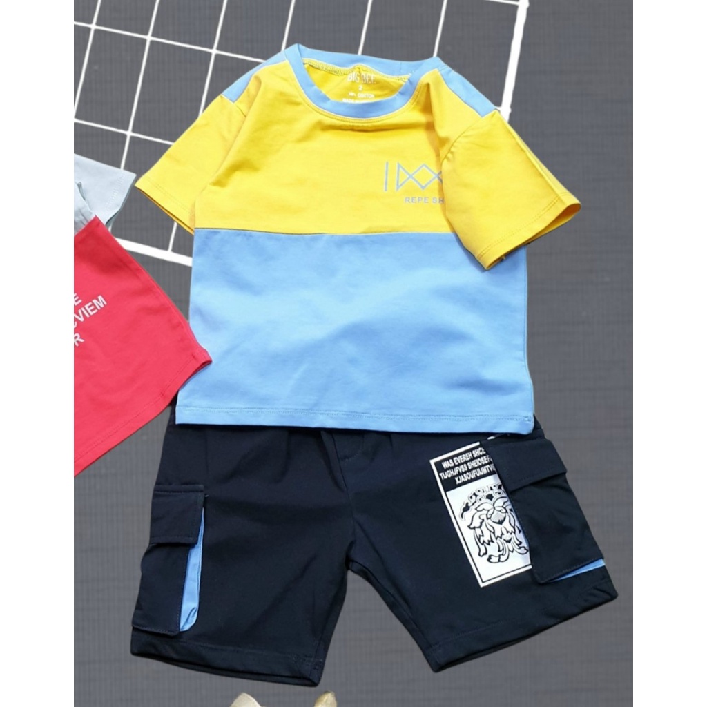 Bộ Bé Trai Áo và Quần Túi Hộp in chữ Exper - Trang 25 Kids - K151