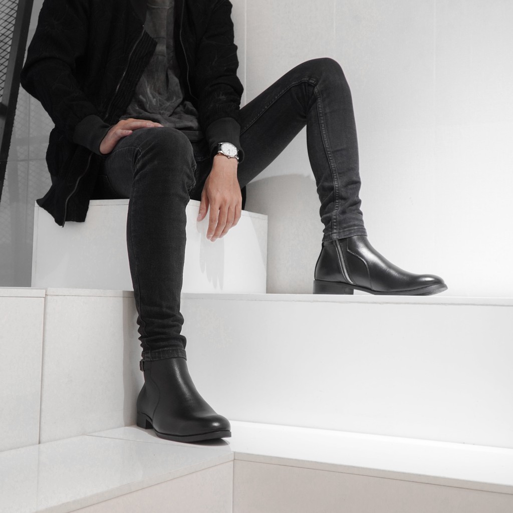 Giày boot FANGY Jodhpur Boots - Black | BigBuy360 - bigbuy360.vn