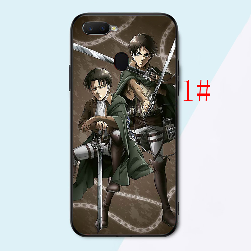 Ốp Lưng Silicone In Hình Attack On Titan Cá Tính Cho Vivo V7 Plus V9 V11 V15 V19 V20 Se Pro Y75 Y79 Y85 Y89