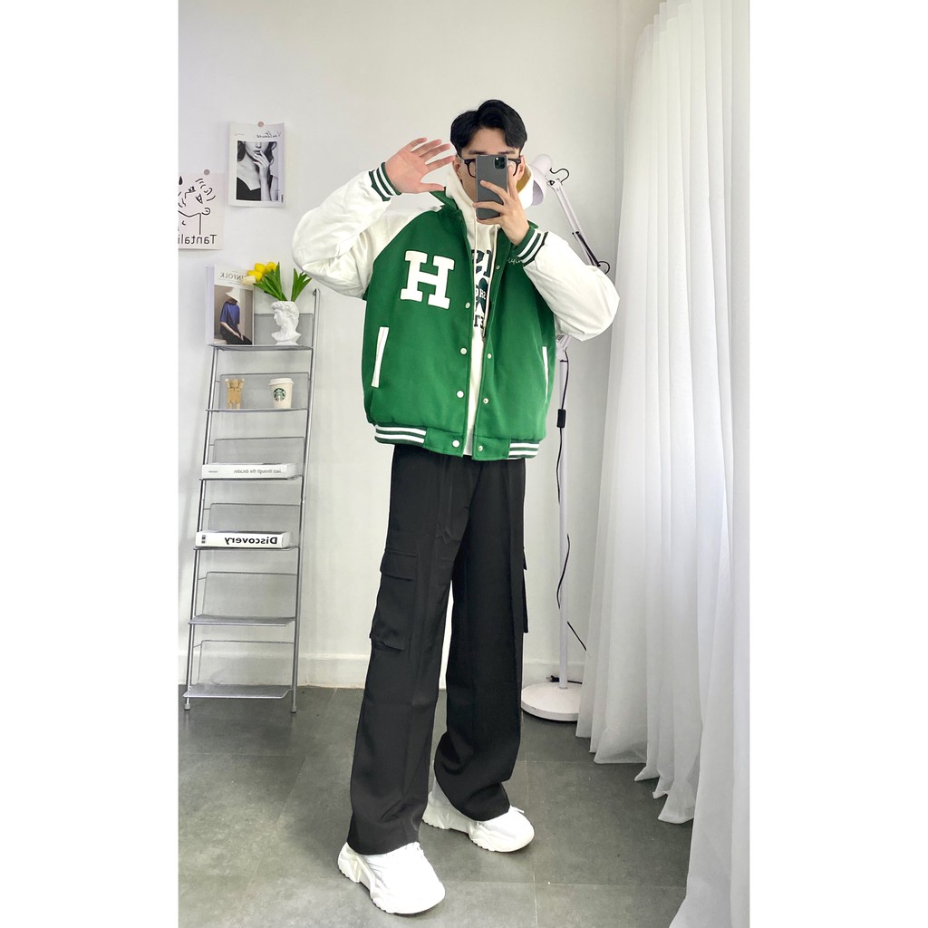 Quần túi hộp ống rộng (ảnh chụp thật)