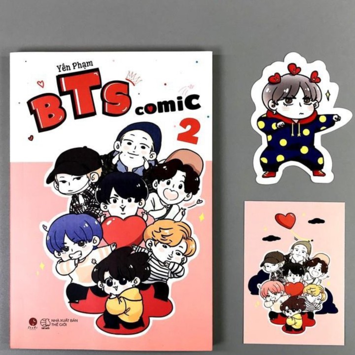 Sách - BTS Comic 2 (Kèm Bookmark, Sticker, postcard)