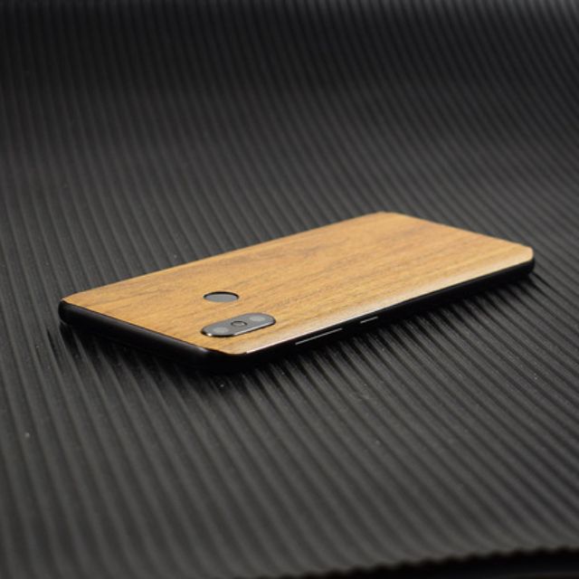 Skin dán lưng cao cấp vân gỗ cho mi 8/mi 8se/mix 2s