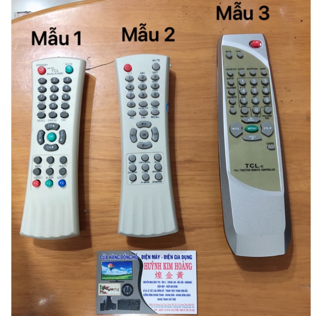 REMOTE ĐIỀU KHIỂN TIVI TCL DÀNH CHO TV THƯỜNG