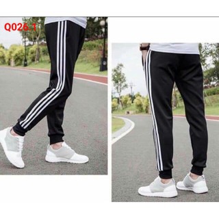 QUẦN THỂ THAO NAM NỮ PHỐI 3 SỌC NHIỀU MÀU, QUẦN dài JOGGER vải thun NỈ THỜI TRANG UNISEX