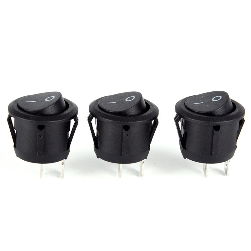 Công Tắc Tròn Chống Thấm Nước 1 SPST 2-Pin