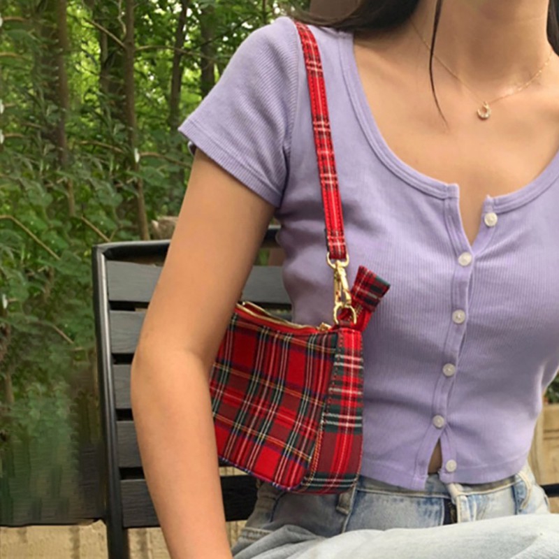 Túi xách vải canvas họa tiết thời trang Hàn Quốc cho nữ