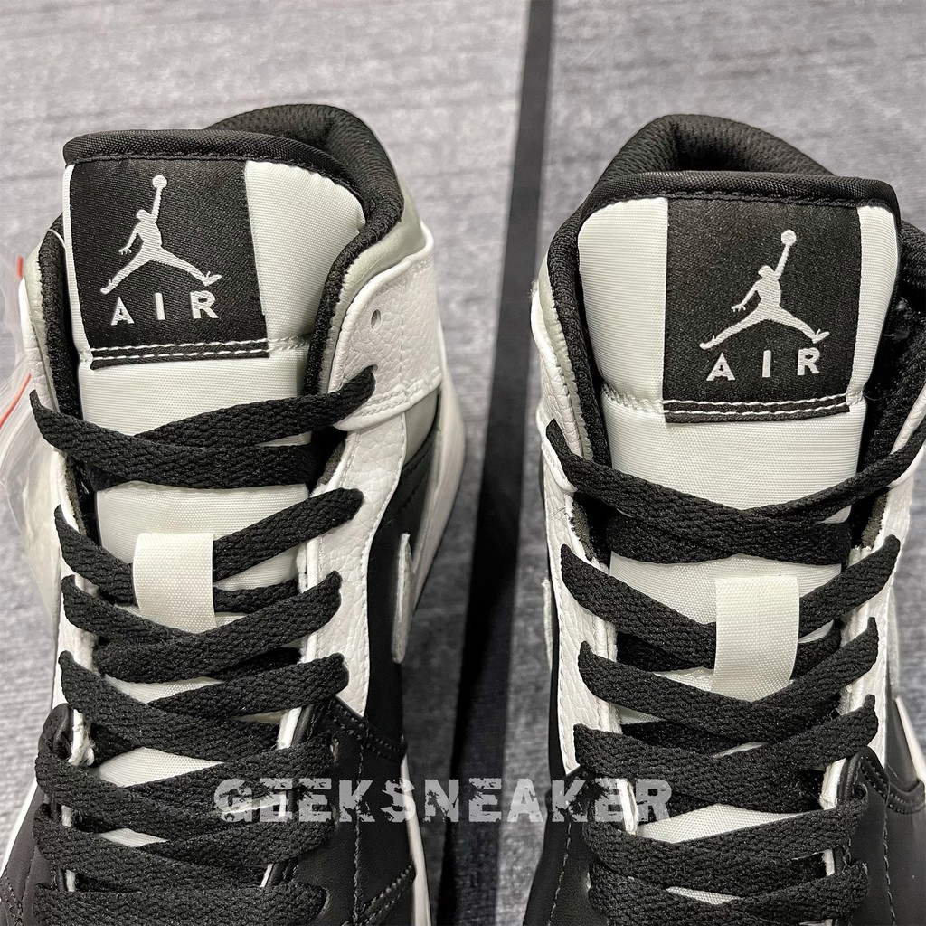 [GeekSneaker[ Giày Jordan 1 Mid WHITE SHADOW | BigBuy360 - bigbuy360.vn