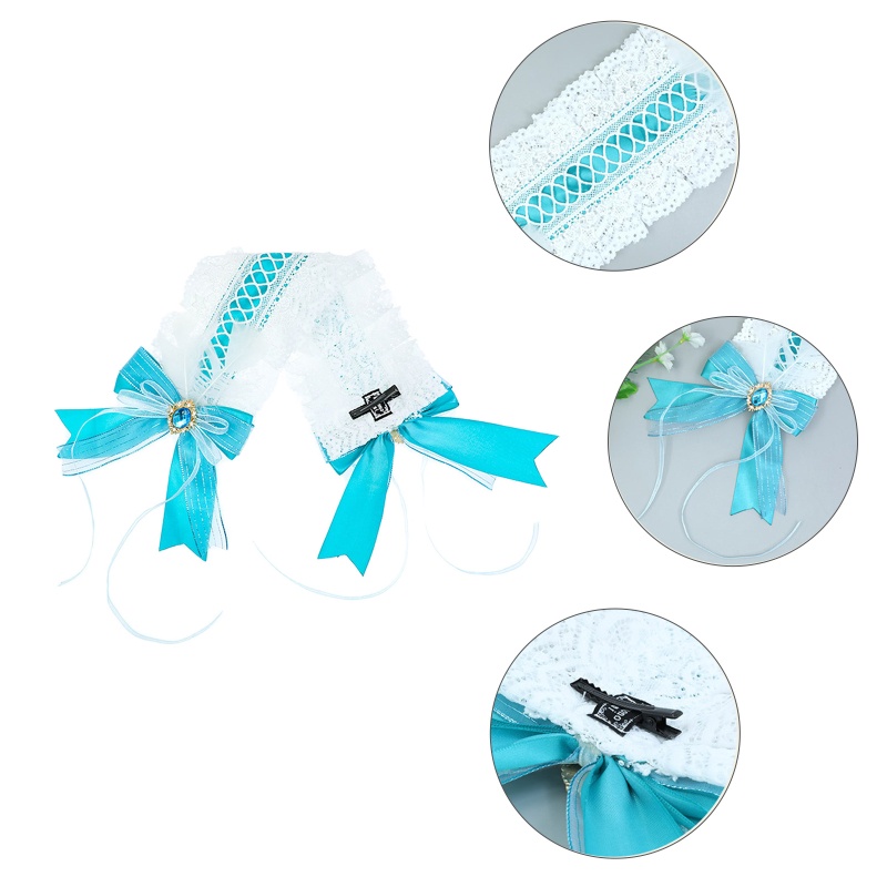 Băng Đô Ren Đính Nơ Phong Cách Lolita Xinh Xắn Cho Nữ