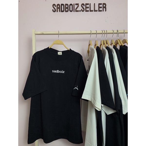 Áo thun SADBOIZ 🖤Tặng túi tote chính hãng 0d  hàng có sẵn