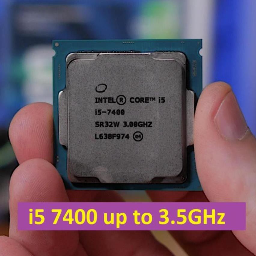 (giá khai trương) CPU Intel i5 7400 cũ 3.0-3.5 GHz socket 1151