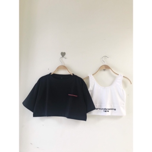 set áo croptop