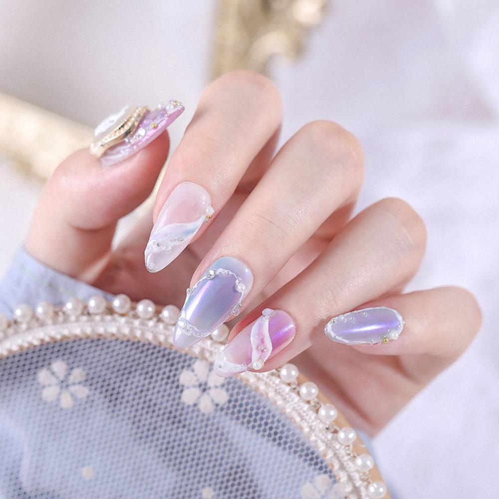 1 Hộp Phụ Kiện Trang Trí Móng Tay 3D Phong Cách Retro