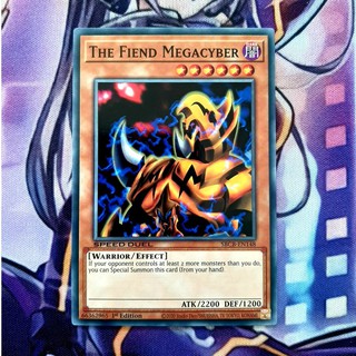 [ ĐẬU PHỘNG ] THẺ BÀI YUGIOH - TCG - The Fiend Megacyber - SBCB-EN148 - Common 1st Edition