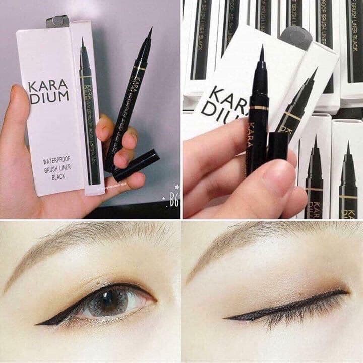 [CHÍNH HÃNG] Kẻ Mắt Dạ Karadium Waterproof Brush Liner Black | BigBuy360 - bigbuy360.vn