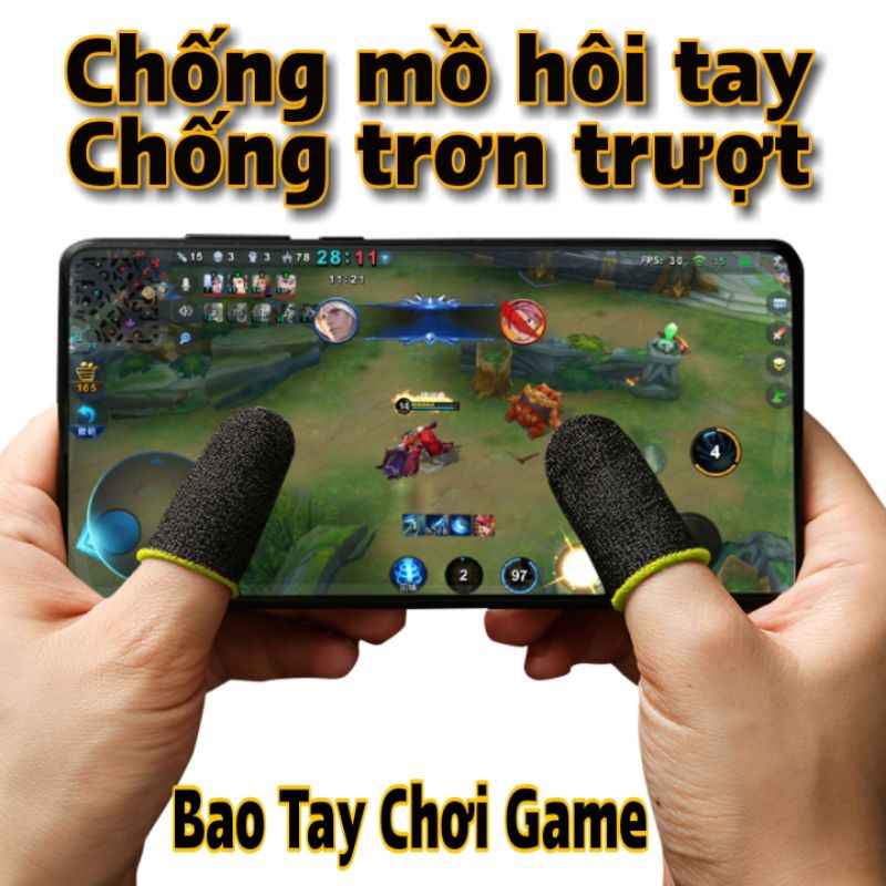 Bao Tay Chơi Game Pubg,Liên Quân Mobile, Free Fire... Chống Mồ Tay Cảm Ứng Nhạy.