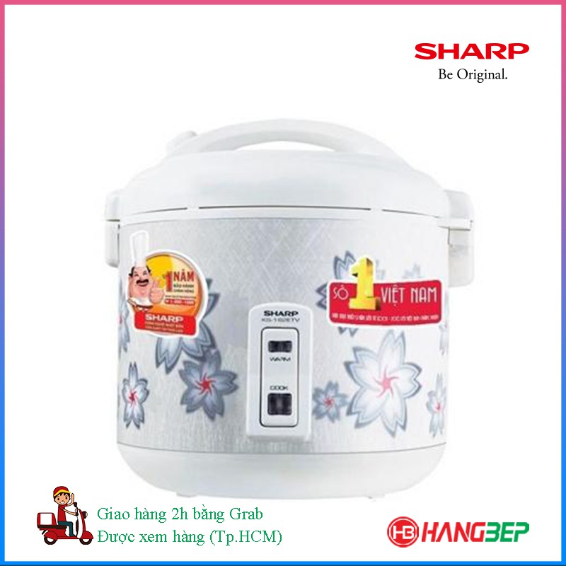 Nồi cơm điện Sharp 1.8 lít KS-N181ETV/KS-N182ETV/KS-N192ETV - Mới 100%, Chính hãng Sharp, SX Thái Lan, BH 1 năm