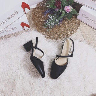Sandal bít mũi 5cm - 2015