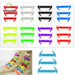 Set 12 Dây Giày Silicon Không Cần Buộc
