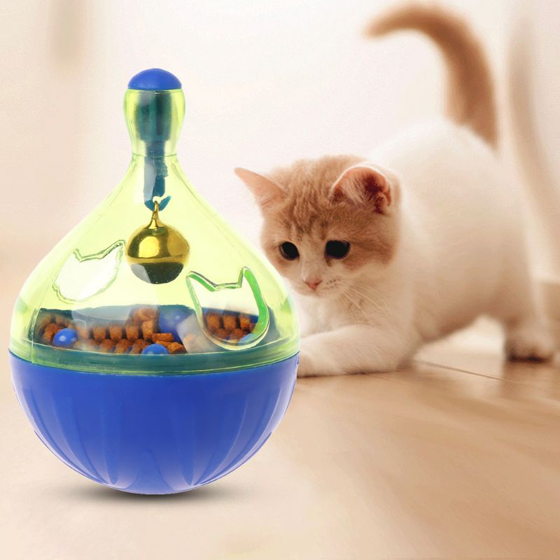 Đồ chơi quả bóng đựng thức ăn tự động chống rò rỉ cho thú cưng