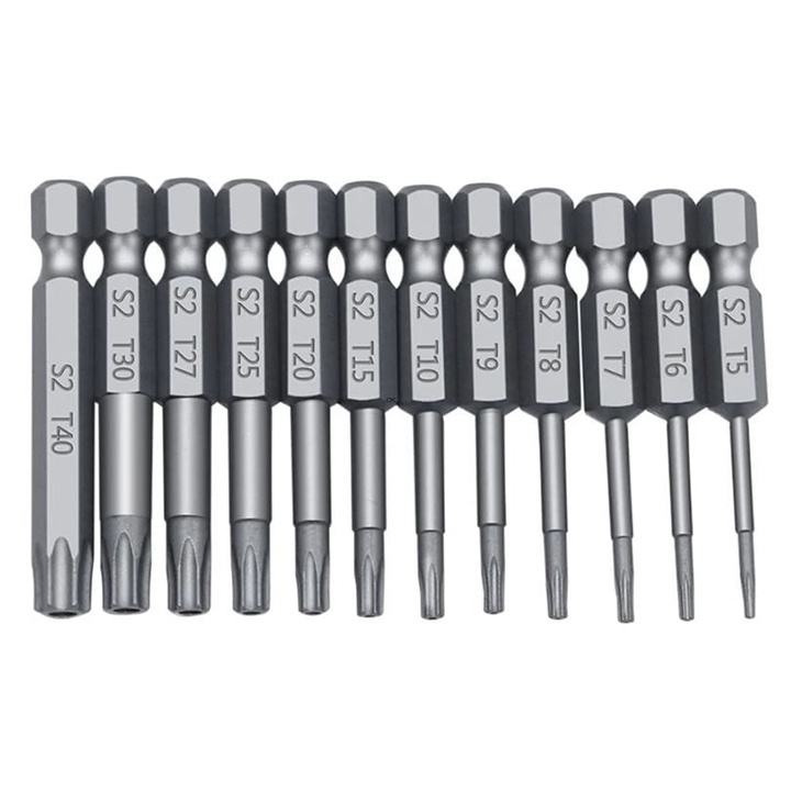Tua vít lục giác bông ❤️FREESHIP❤️ bộ tua vít đa năng - bộ vít lục giác hoa thị thép hợp kim S2