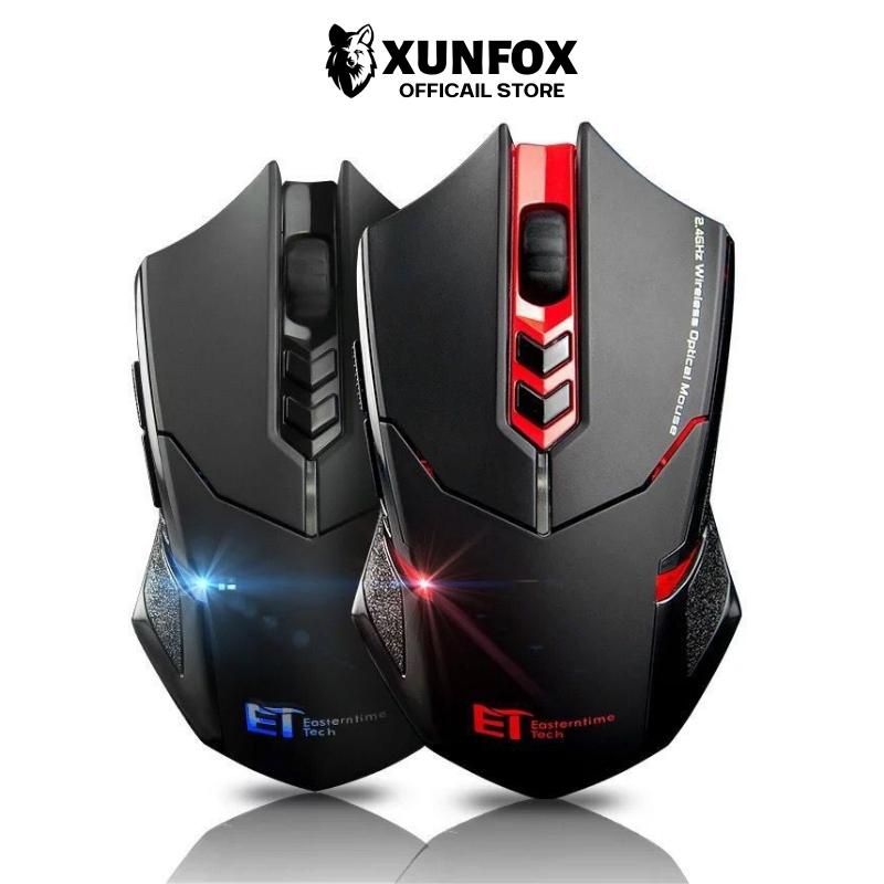 Chuột Không Dây Gaming ET-X08 Chuyên Game Bánh Xe Cuộn 4 Chiều Ôm Tay Sử Dụng Máy Tính Và Laptop