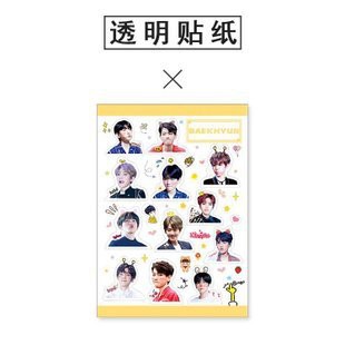 Sticker bts  V  jung kook  exo tfboys tập ảnh hàn quốc thần tượng album sticker ảnh dán anime idol dễ thương