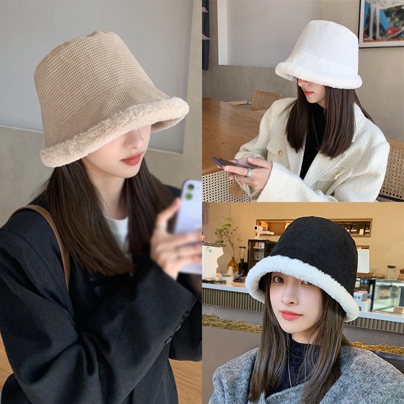 Nón Tai Bèo Dày Dặn Màu Sắc Dễ Phối Đồ Phong Cách Hàn Quốc