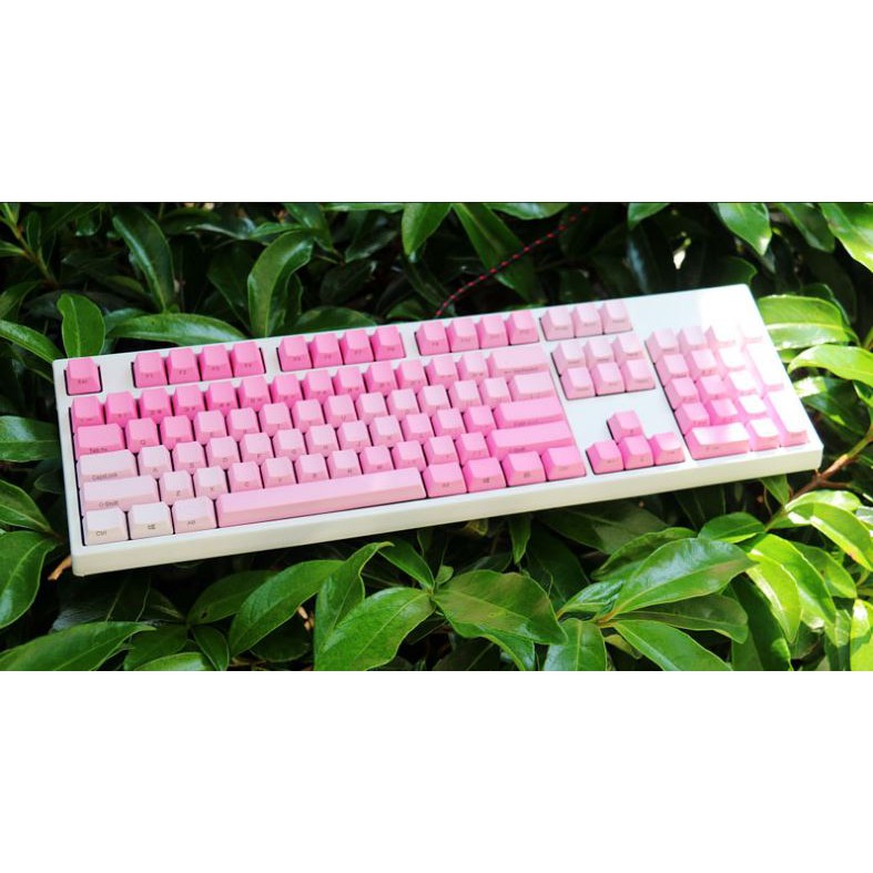 Set keycap Rainbow thick PBT Ninja và Intop PBT doubleshot 108 led phím cho bàn phím cơ