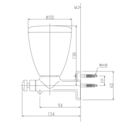 Hộp Xà Phòng Nước Gắn Tường Inax KFV-24(AY)