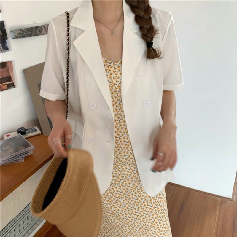 áo blazer cộc tay 4cúc ảnh thật