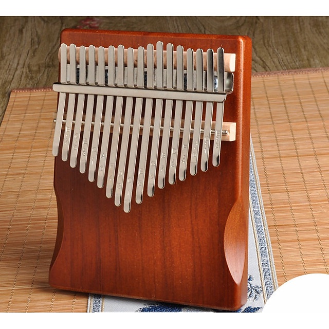 Đàn Kalimba 17 phím gỗ nguyên khối Mahagony PJLIM72