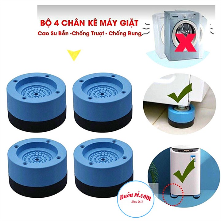 Bộ 4 chân chống rung,chống ồn cho máy giặt tiện lợi, nhỏ gọn - br 01384