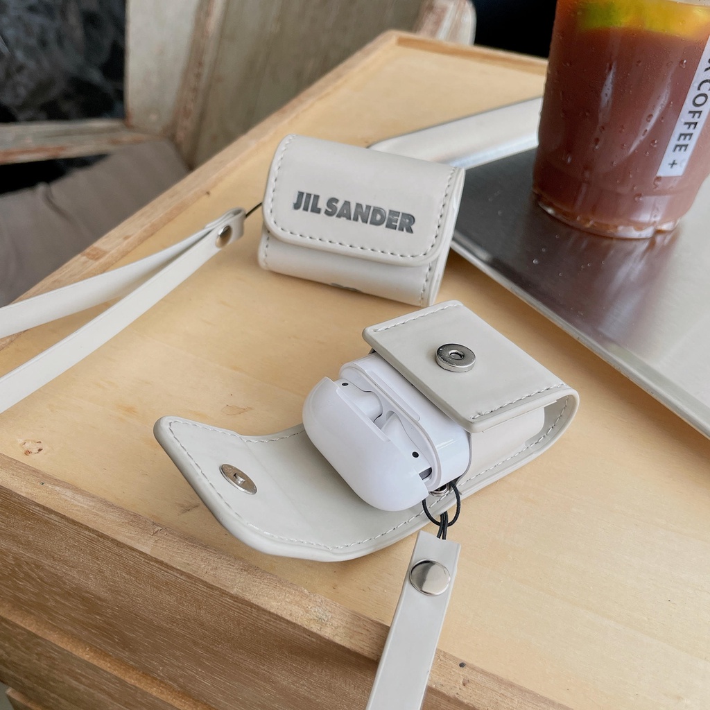 Vỏ Da Bảo Vệ Hộp Sạc Tai Nghe AirPods3gen AirPods3 Màu Xanh Dương Phong Cách Đường Phố 2021 Ốp