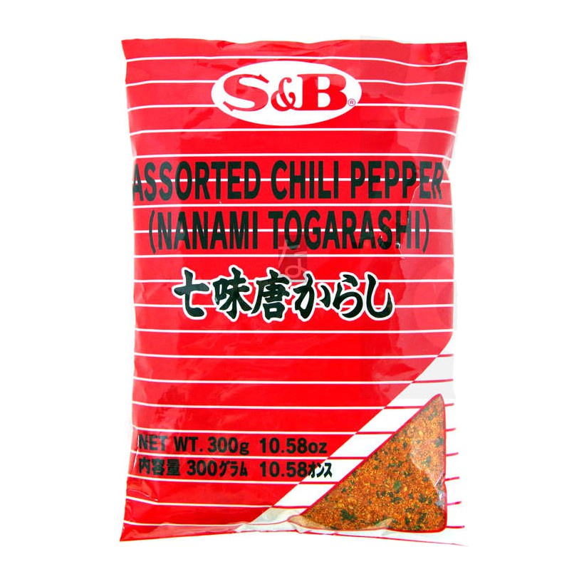 Ớt bột 7 vị shichimi {S&amp;B} - 300g - Nhập khẩu Nhật Bản