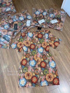 Váy hoa gấm hot