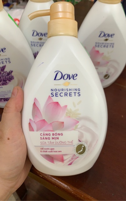 Sữa Tắm Dưỡng Thể Dove 530g Căng Bóng Thư Giãn/Sáng Mịn